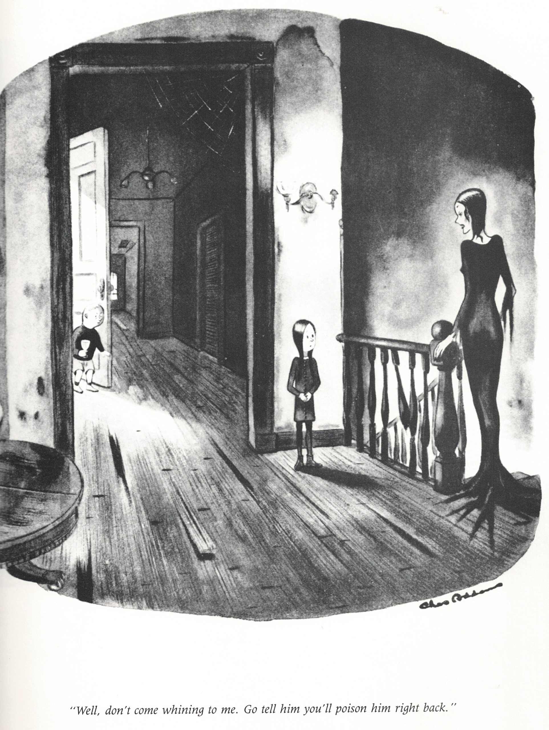 The Addams Family was a SinglePanel Comic First by Alex Grand Comic
